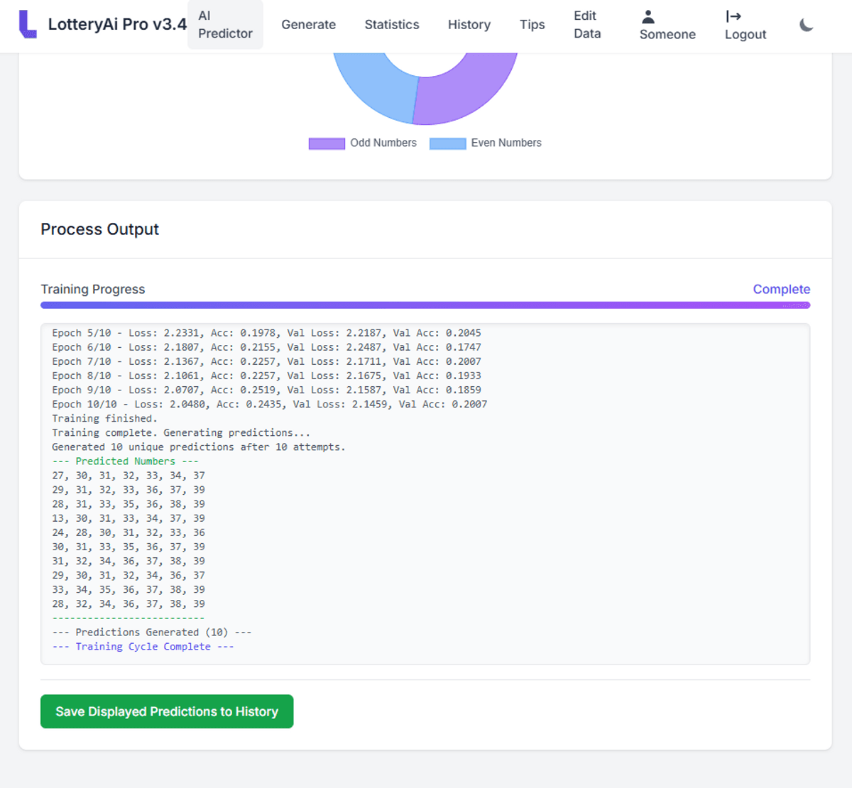 LotteryAi+ App Screenshot 2 - Combination Generators